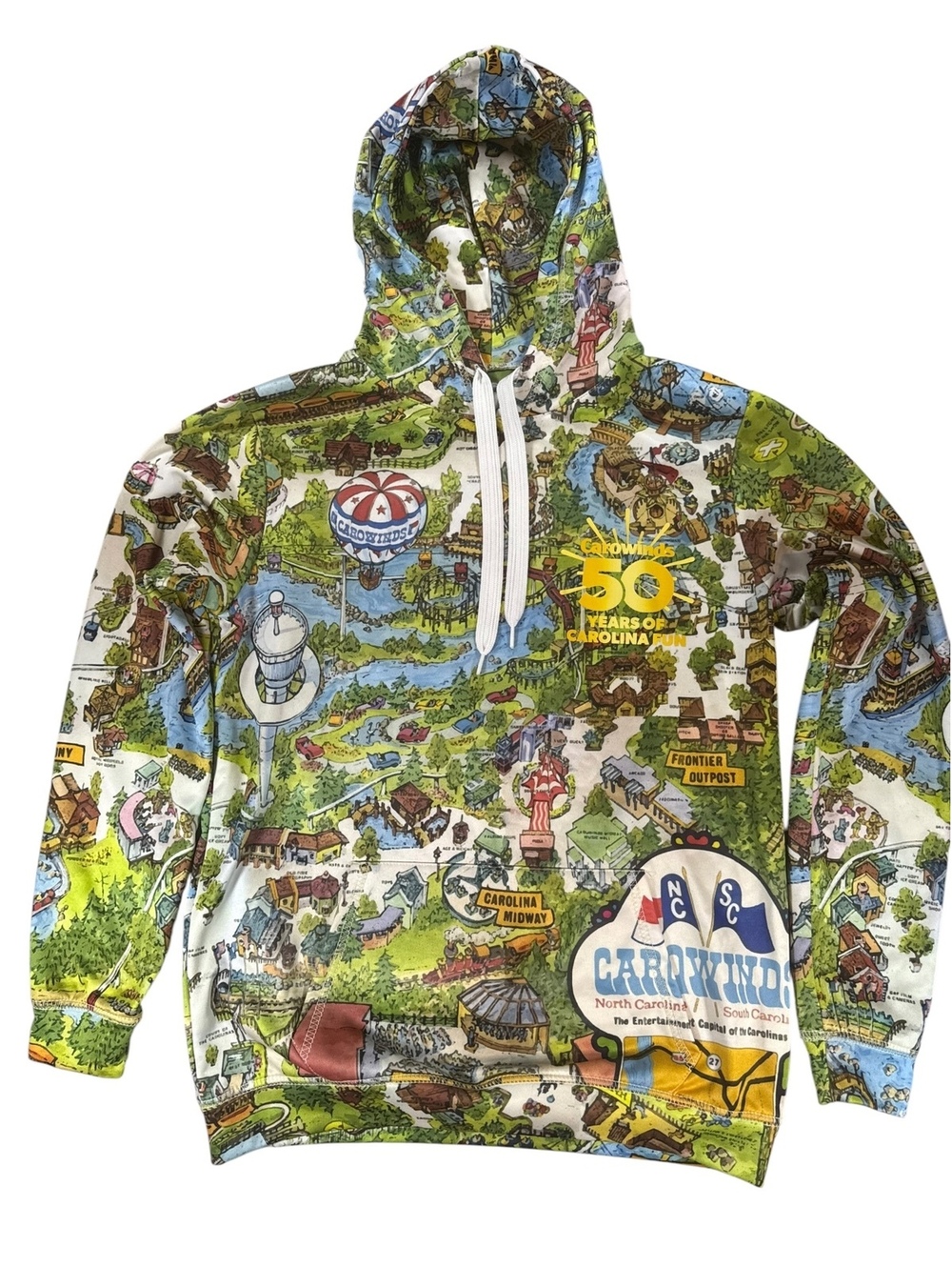Carowinds Theme Park 50th Anniversary premium hoodie